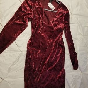 Velvet dress forever 21